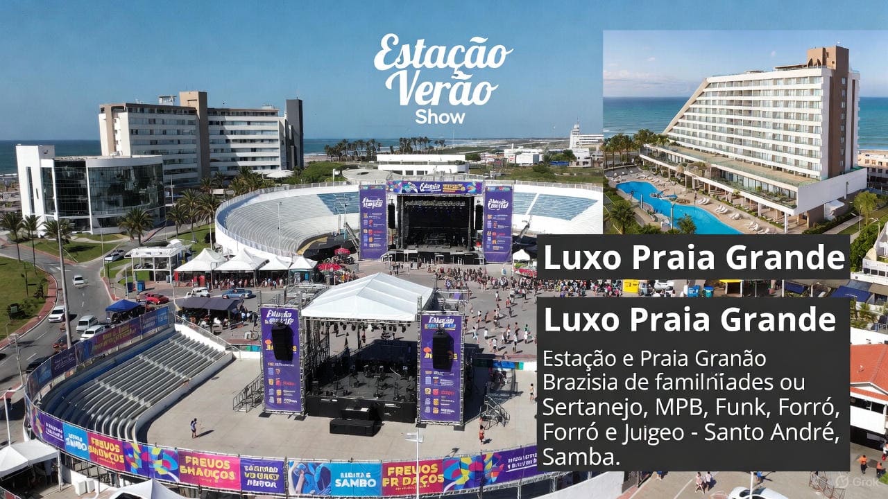 Estação Verão 2025/2026: O guia definitivo curtir a Praia Grande