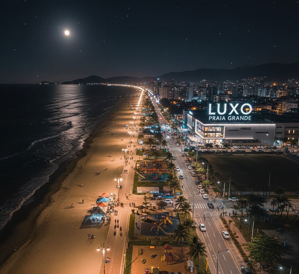 O que fazer em Praia Grande à noite